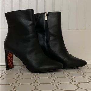 Black Zipper Booties